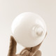 9W E27 Screw Glass Led Bulb Household Energy Saving Lamp Dragon Ball Shape(Warm White Light )