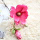 Home Accessories Simulation Magnolia Chinese Wedding Flowers(Rose Red)