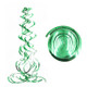 5 PCS 70cm PVC Spiral Ornaments Christmas Kindergarten Classroom Birthday Party Scene Layout Hanging Sequin Ornaments(Green)