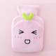 Cute Plush Hot Water Bag Bottle Warmer(Pink)