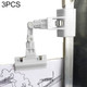 3 PCS Fine Art Painting Copy Clip Sketch Label Double Head Mechanical Clip(M-White)