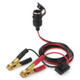 Universal Car Styling Car Auto Alligator Clip 12V DC Cigarette Lighter Socket Adapter 200W with Fuse Box Terminal