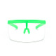 Large Frame Full Protection Outdoor Boy & Girl Sunglasses UV-proof Baby Sunglasses, Frame color: Green Frame Transparent Film