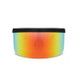 Large Frame Full Protection Outdoor Boy & Girl Sunglasses UV-proof Baby Sunglasses, Frame color: Black Frame Rainbow Film