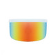 Large Frame Full Protection Outdoor Boy & Girl Sunglasses UV-proof Baby Sunglasses, Frame color: White Frame Rainbow Film