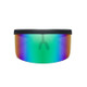 Large Frame Full Protection Outdoor Boy & Girl Sunglasses UV-proof Baby Sunglasses, Frame color: Black Frame Green Film