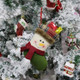 4 PCS Christmas Socks Gift Bag Christmas Tree Pendant Decoration Socks Creative Christmas Gifts(Snowman)