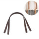 3 PCS 60cm Straight Rivet PU Crossbody Bag Strap Bag Accessories(Brown)