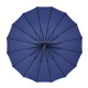 All-weather Umbrella With 16 Bones Enlarged By A Long Handle Straight Pole Umbrella(Blue)