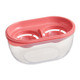 5 PCS Egg White Separator with Storage Box Household Large-Capacity Fast Filtration & Separation Baking Tools(Coral Red)