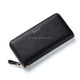 Women Long Clutch Wallet Large Capacity Wallets Female Purse Phone Pocket Card Holder(Black)