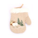 Burlap Christmas Socks Gloves Gift Bag Christmas Tree Pendant(Gloves)
