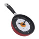 Fried Egg Pan Shape Creative Living Room Decorative Wall Clock (Red)