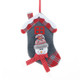 2 PCS Medium Christmas Stocking Ornaments Pendant Gift Bag(Snowman)