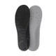 Shock Absorption Thickening Slow Rebound Soft and Comfortable Wicking Insole, Size:M(Black Background Suede Gray)