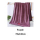 Soft Thick Absorbent Fiber Couple Large Bath Towels, Size:70x140cm(Purple)