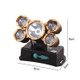 5LEDs Head-Mounted Flashlight High-Power Rechargeable Waterproof Fishing Searchlight, CN Plug, Colour: Five Lamp Holders