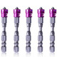 5 PCS  65mm Magnetic Coil Alloy Steel Cross Bit Single Head Electric Drill Electric Screwdriver Head(Purple)