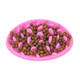 Pet Cat and Dog Jungle Silicone Anti-choke Food Bowl, Size:30.5x22.5cm(Pink)