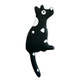 Cartoon Cute Dog Tail Refrigerator Magnet Sticker Refrigerator Decoration Small Objects(Black)