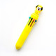 Cartoon Cute Ten Color Press Ballpoint Pen Student Smooth Writing Bullet Portable Marker(puppy)