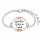 10 PCS Fashion Bible Scriptures Glass Dome Bracelet(009-14)