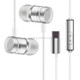 YX-022 1.2m Wired In Ear USB-C / Type-C Interface Metal Stereo Earphones with Mic (Silver)