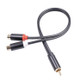 3686MFF-03 RCA Male to Dual RCA Female Audio Adapter Cable