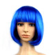 Party Cosplay Headwear Straight Short PET Wigs For Female(Royal Blue)