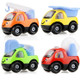 Children Cartoon Engineering Car Inertia Pull Back Car Early Education Toy, Random Style Delivery