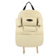 Auto Car Seat Back Organizer Car Seat Hanging Bag Storage for Drinks Umbrellas and Napkin Bags (Khaki)