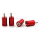 4 PCS Car Modified Isolation Column Engine Cover Blocked Up Screw Engine Turbine Ventilation Gasket Screw Washer (Red)