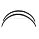 2 PCS Car Stickers Rubber Round Arc Strips Universal Fender Flares Wheel Eyebrow Decal Sticker Car-covers, Size: 75 x 2cm