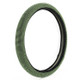 Universal Car Leather + Diamond Steering Wheel Cover, Diameter: 38cm (Green)