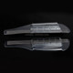 2 PCS Car Auto Universal Rubber Reversing Rearview Mirror Rain Baffle Plate (Transparent)