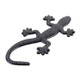 Gecko Shape Metal Car Decorative Sticker (Black)