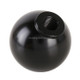 Universal Small Steel Cannon Shape Manual or Automatic Gear Shift Knob Fit for All Car (Black)