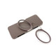 Mini Clip Nose Style Presbyopic Glasses without Temples, Positive Diopters:+2.50(Brown)