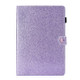 For Amazon Kindle Youth Edition Love Buckle Glitter Horizontal Flip Leather Case with Holder & Card Slots(Purple)