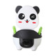 Baby Potty Toilet Bowl Training Seat Portable Urinal Comfortable Backrest Cartoon Cute Toilet(Black and white panda)