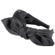 Rabbit Ears Cloth Bow Headband Girls Hair Hoop Bands Accessories(Black)