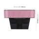 Car Lower Adjustment Imitation Diamond Storage Box with Cup Holder (Pink)