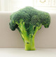 3D Creative Simulation Vegetable Pillow Plush Toy Broccoli Potato Cabbage Cushion Girls Birthday Gift(Broccoli)