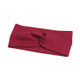 Women Widened Hair Bands Spiral Double Cloth Knit Solid Color Headwear Fashion Headbands Hair Accessories(Red)