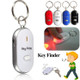 Mini LED Whistle Key Finder Flashing Beeping Remote Lost Keyfinder Locator Keyring for children(white)