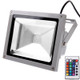 20W Waterproof Floodlight , RGB LED Lamp with Remote Control, AC 85-265V