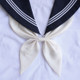 White Women Polyester Silk Goldfish Knot Professional Bow Tie