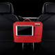 Car Front Seat Hanging Bag Mobile Phone Storage Bag (Red)