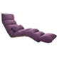 C1 Lazy Couch Tatami Foldable Single Recliner Bay Window Creative Leisure Floor Chair, Size:205x56x20cm (Purple)