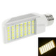 E27 8W 720LM LED Transverse Light Bulb, 35 LED 5050 SMD, Warm White Light, AC 85V-265V